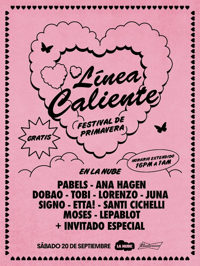 Linea Caliente: Festival de Primavera (free, open air) — 20 sep 2025