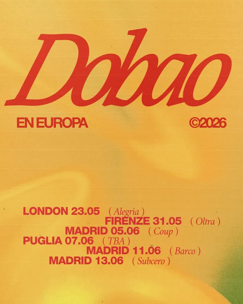 Dobao en Europa 2026 (tour poster) — 23 may 2026