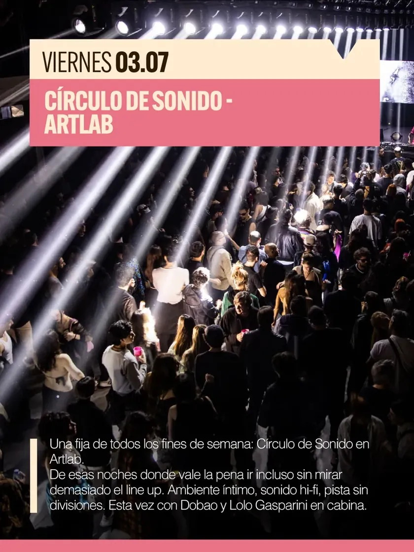 Circulo de Sonido: Dobao & Lolo Gasparini — 03 jul 2026